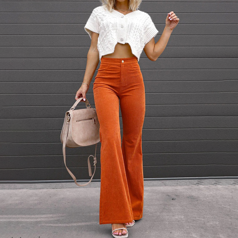 Stine | Chic High-Waist Flared Pants
