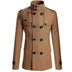 Dave Double-Breasted Men's Jacket - Khaki