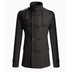 Dave Double-Breasted Men's Jacket - Black