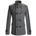 Dave Double-Breasted Men's Jacket - Grey