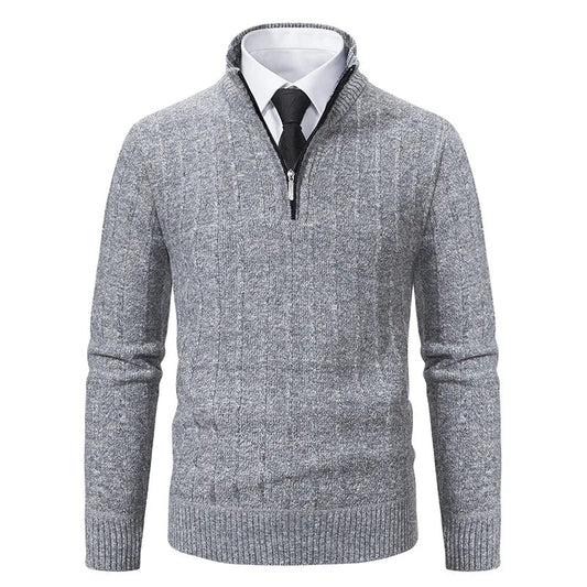 Dawson | Men's Quarter Zip Cable Knit Sweater