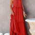 Heather | Elegant Women's Dress in Luxe Fabric - Rot