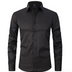 Dennis | Men's Slim-Fit Long Sleeve Dress Shirt - Black