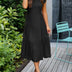 Ronja | Effortless Stylish Layered Flowy Dress - Sort