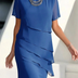 Diane | Luxurious Summer Dress with Premium Comfort - Blue