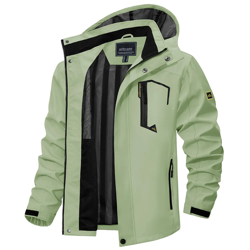 Dorian | Men's Lightweight Hooded Rain Jacket