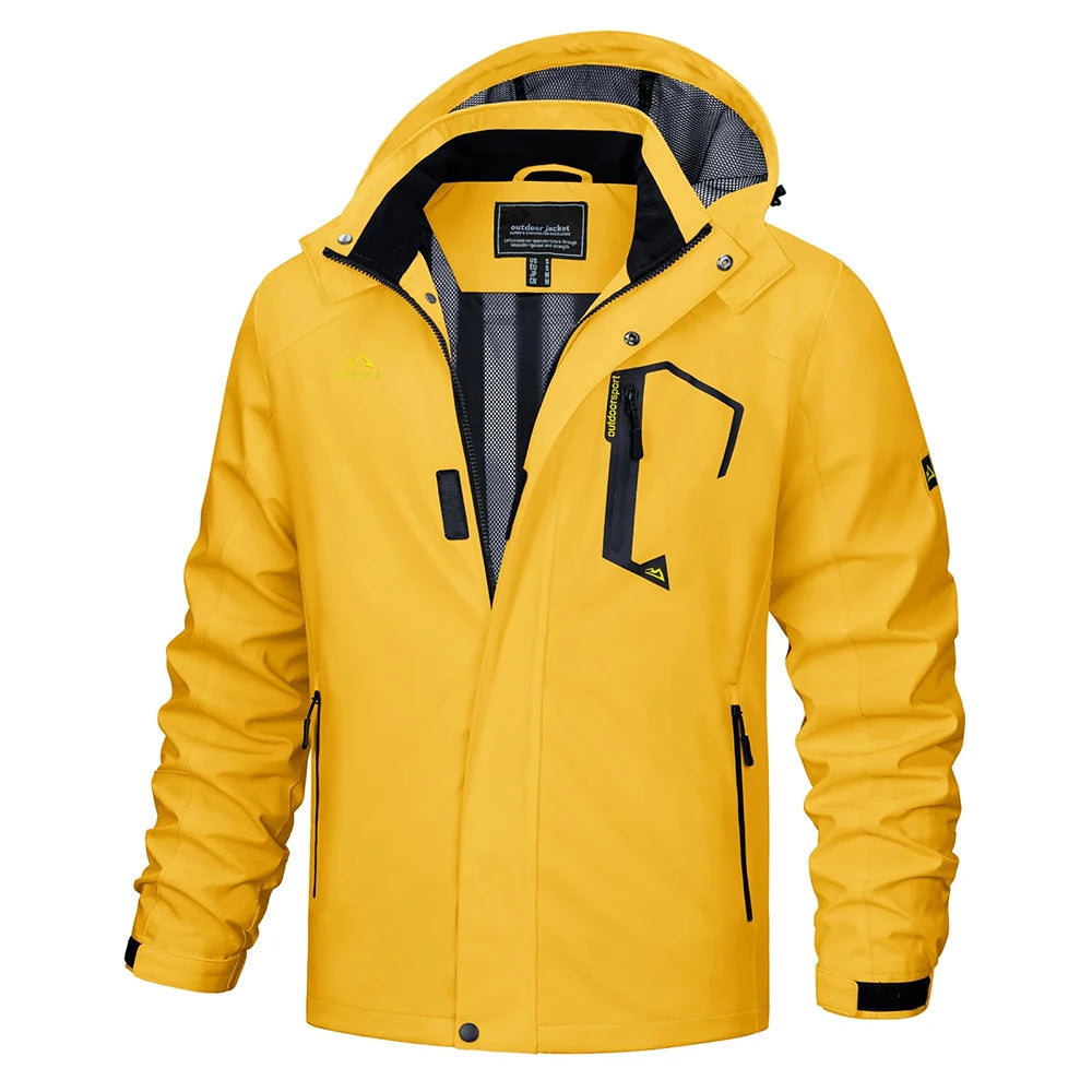 Dorian | Men's Lightweight Hooded Rain Jacket