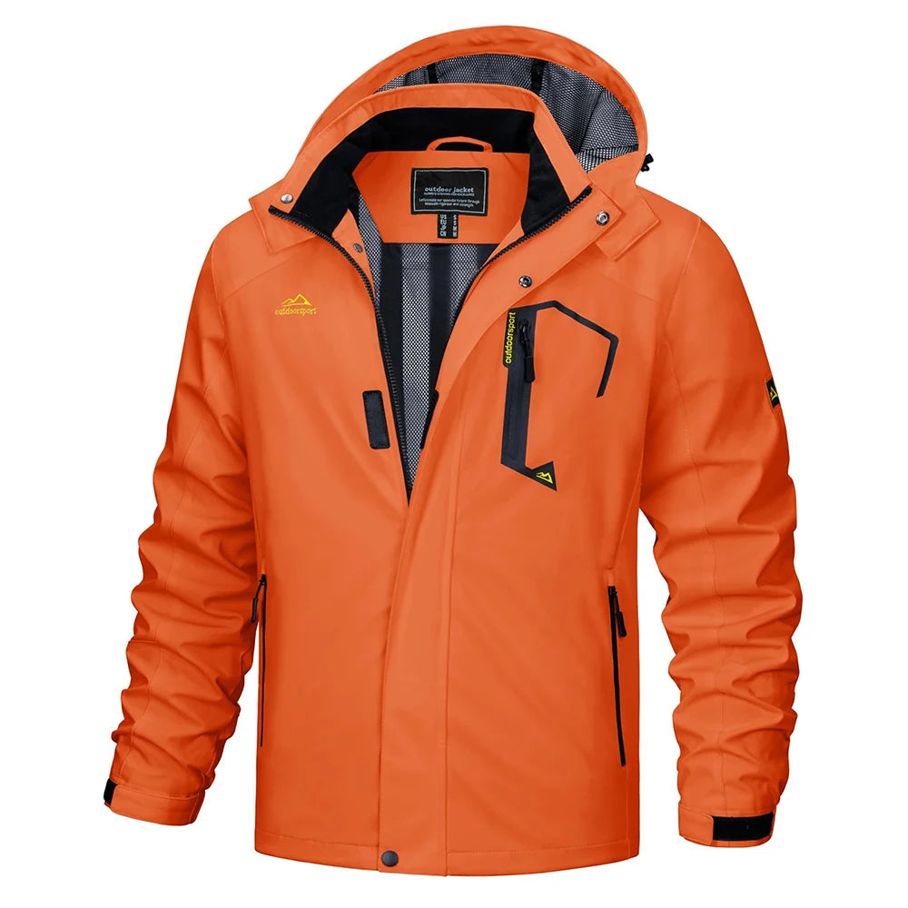Dorian | Men's Lightweight Hooded Rain Jacket