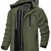 Dorian | Men's Lightweight Hooded Rain Jacket - Army Green