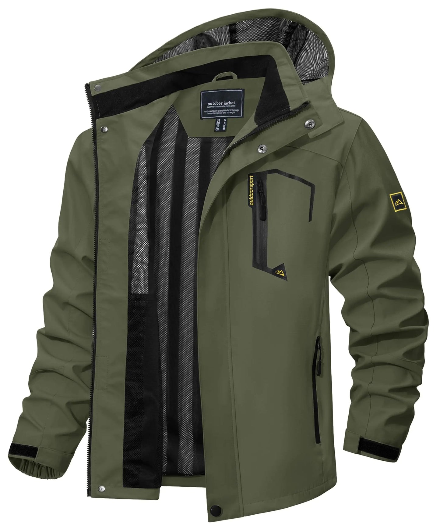 Dorian | Men's Lightweight Hooded Rain Jacket