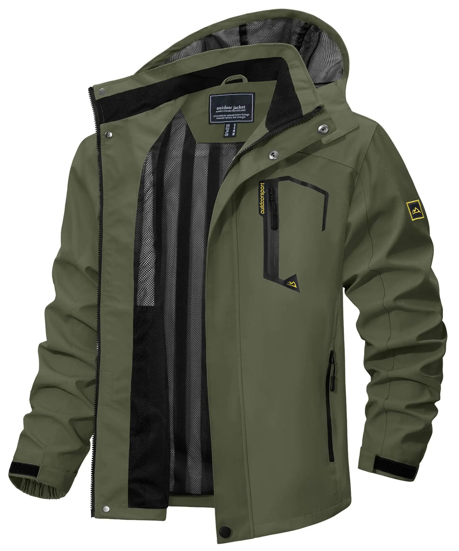Dorian | Men's Lightweight Hooded Rain Jacket