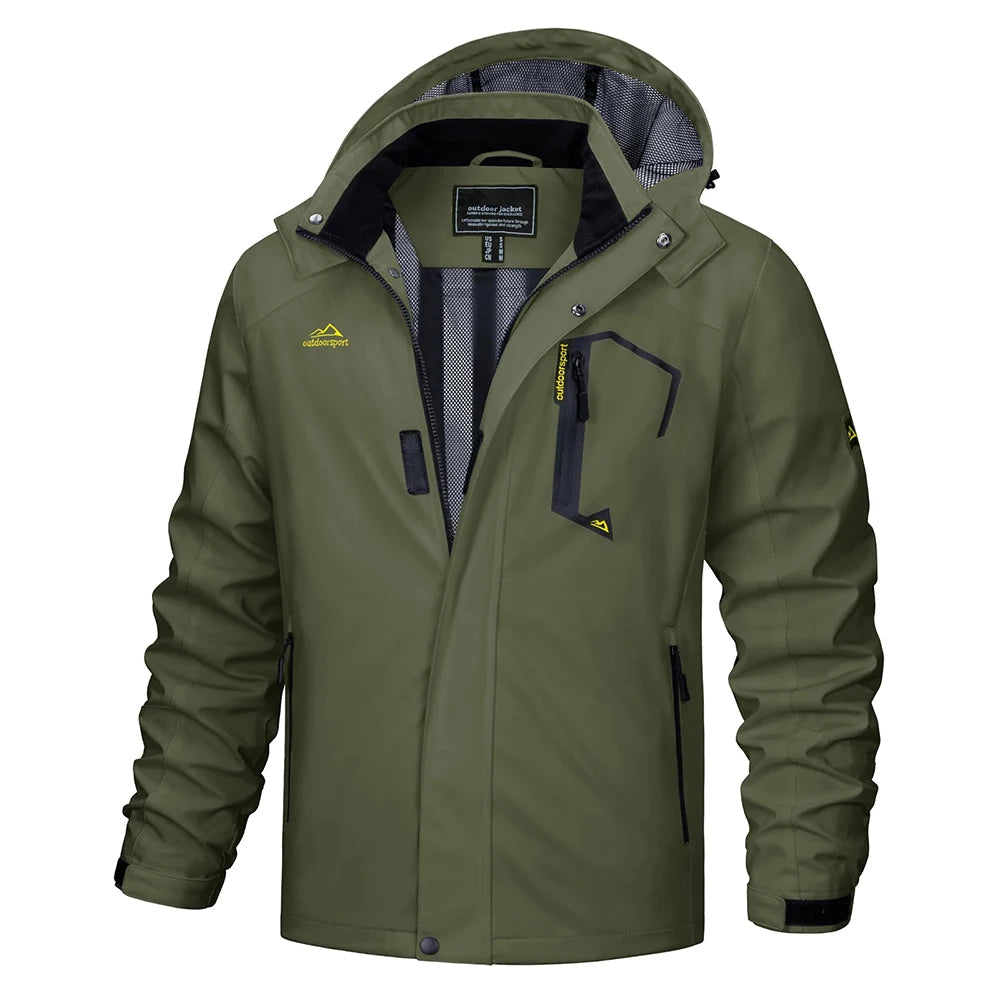 Dorian | Men's Lightweight Hooded Rain Jacket