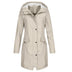 Jocelyn | Women's Hooded Raincoat - Beige