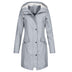 Jocelyn | Women's Hooded Raincoat - Gray