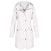 Jocelyn | Women's Hooded Raincoat - White