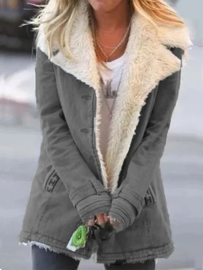 Loretta | Women's Mid-Length Button-Front Jacket