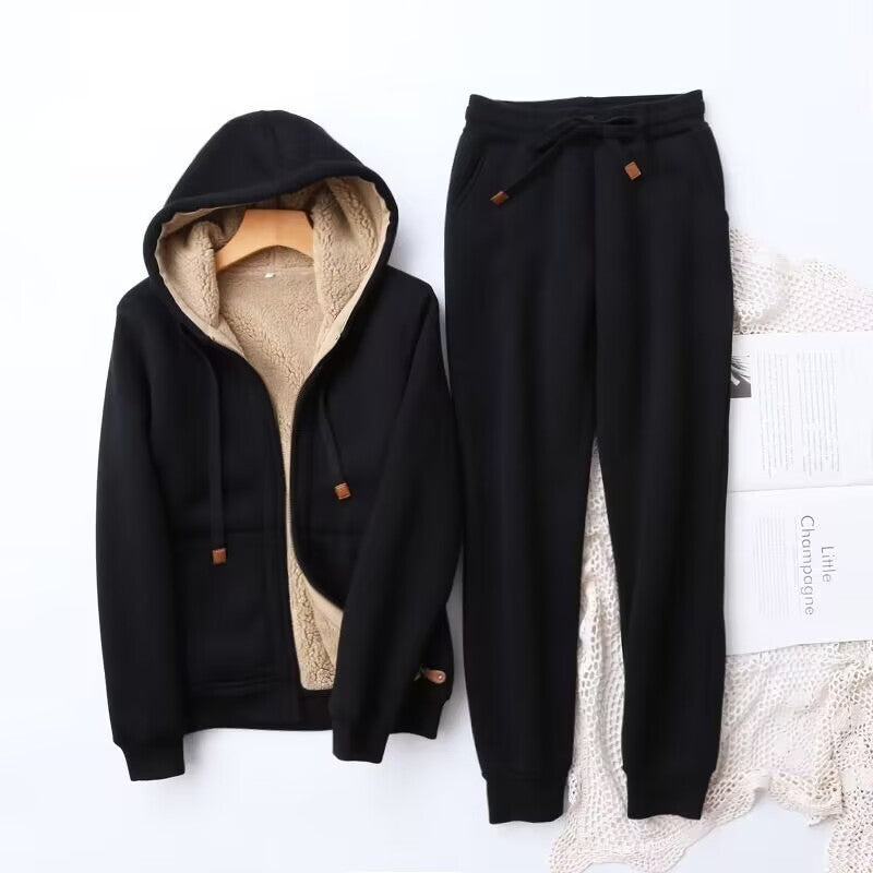 Riley | Women's Zip-Up Hoodie Loungewear Set in Luxe Fabric