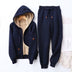 Riley | Women's Zip-Up Hoodie Loungewear Set in Luxe Fabric - Blue