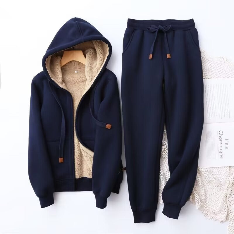 Riley | Women's Zip-Up Hoodie Loungewear Set in Luxe Fabric