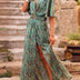 Katherine | Elegant Flowy Dress for Every Occasion - Green