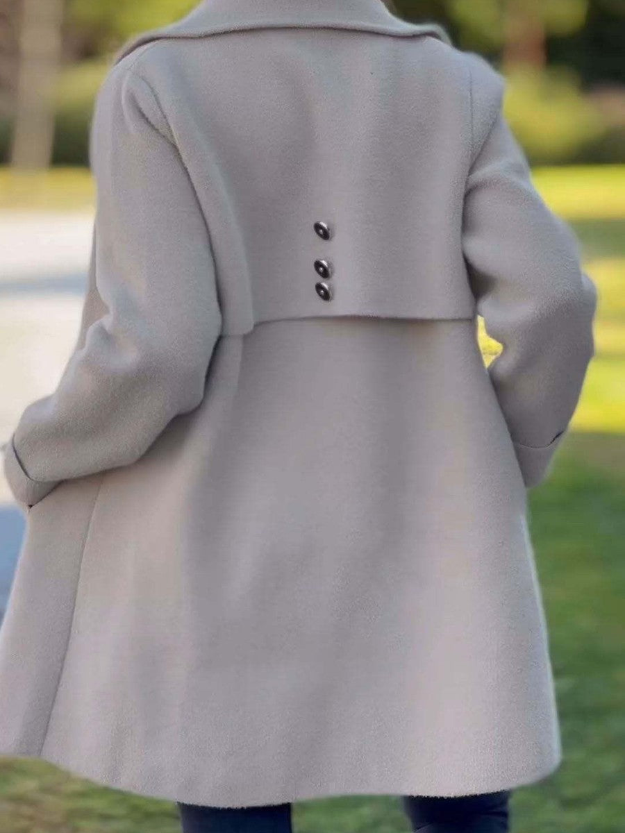 Harper | Women's Single-Breasted Knee-Length Coat