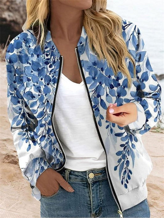 Judy Floral Bomber Jacket
