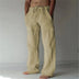 Jay | Men's Luxurious Comfortable Baggy Pants - Khaki