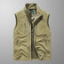 Daniel | Breathable Outdoor Cargo Vest for Active Living - Khaki