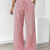 Linda | Elegant Striped Pants with Pockets in Chic Colors - Pink