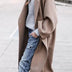 Charlotte | Women's Oversized Long Winter Coat - Khaki