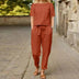 Alexi | Elegant Jumpsuit Set - Brown
