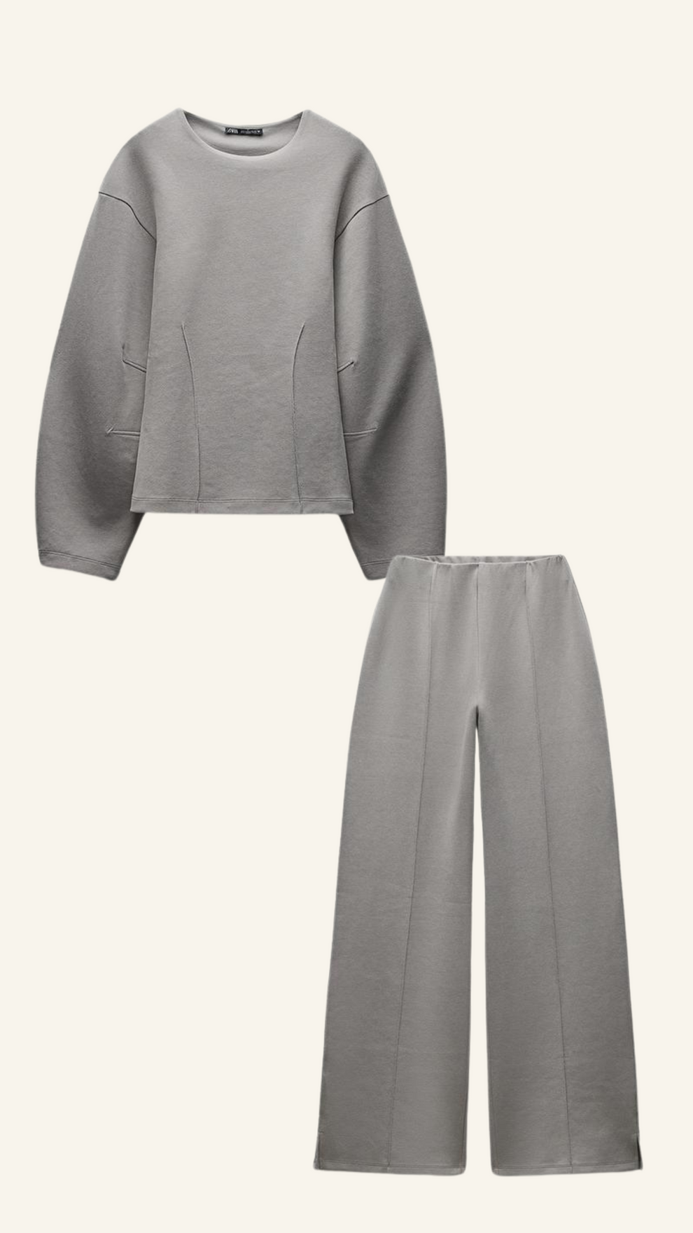 Elaine | Women's Wide Leg Co-Ord Set in Luxurious Fabric