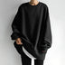 Virginia Oversized Women's Sweatshirt - Black