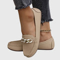 Connie | Women's Chain Detail Slip-On Loafers