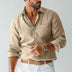 Jack | Lightweight Luxury Shirt - Khaki