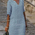 Brylee | Elegant Midi Dress for Women - Blue
