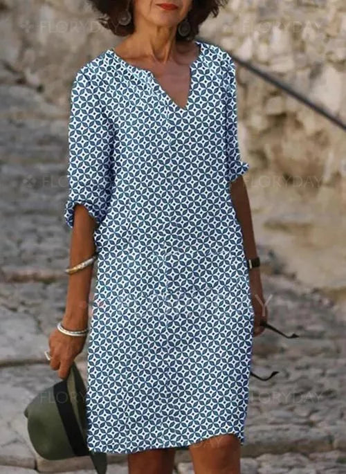 Brylee | Elegant Midi Dress for Women in Luxurious Fabric