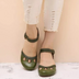 Casey | Orthopedic Ankle Strap Heels in Luxe Leather - Green