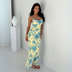 Claire | Elegant Tailored Cut Dress - Floral