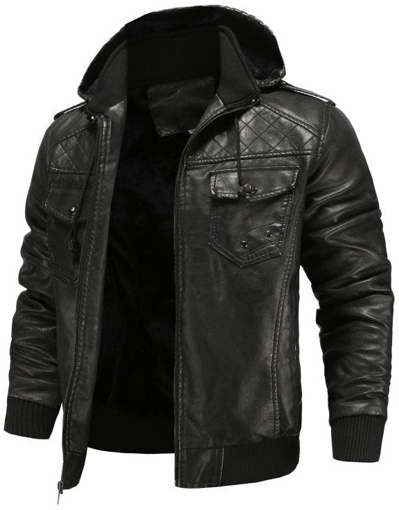 Dorian Men's Hooded Bomber Jacket