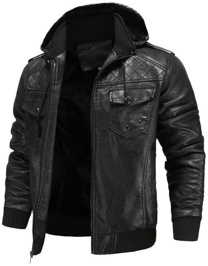 Dorian Men's Hooded Bomber Jacket