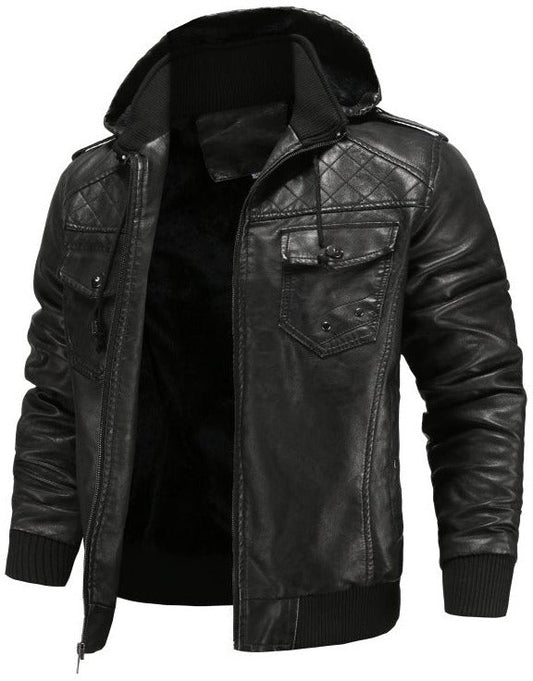 Dorian Men's Hooded Bomber Jacket