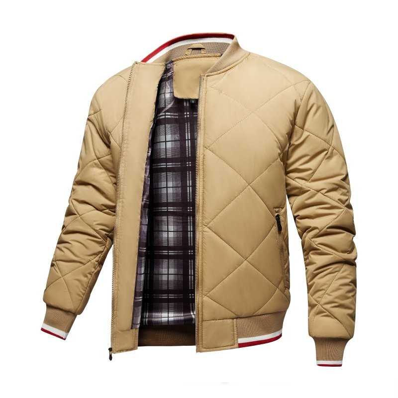 Paul Men's Diamond Quilted Bomber Jacket