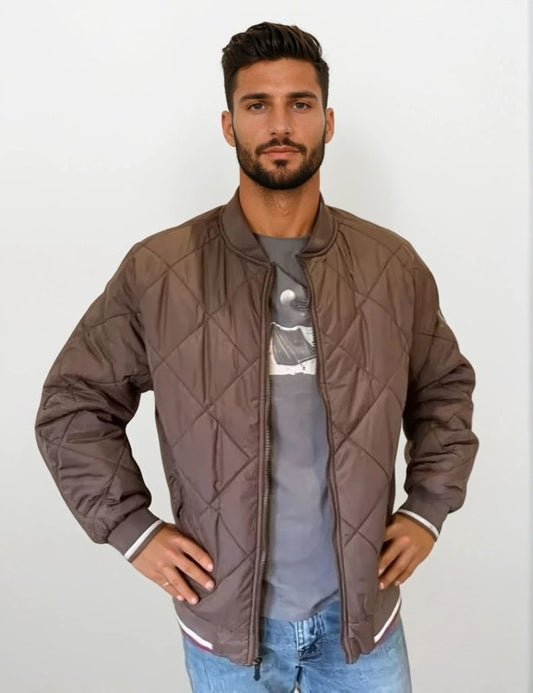 Paul Men's Diamond Quilted Bomber Jacket