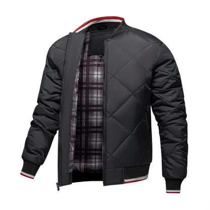 Paul Men's Diamond Quilted Bomber Jacket