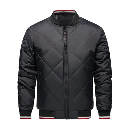 Paul Men's Diamond Quilted Bomber Jacket