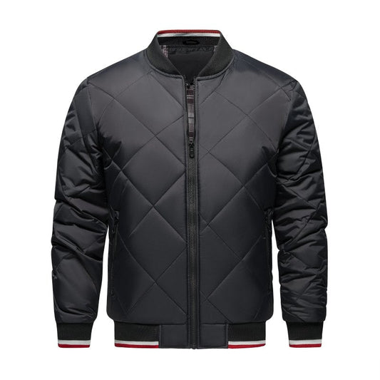 Paul Men's Diamond Quilted Bomber Jacket