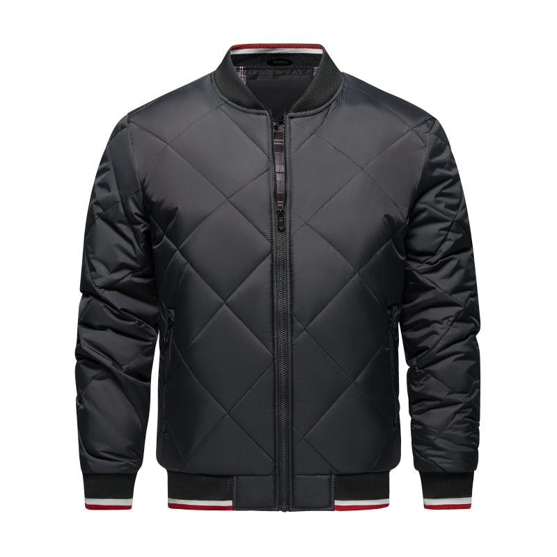 Paul Men's Diamond Quilted Bomber Jacket