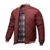 Paul Men's Diamond Quilted Bomber Jacket - Red