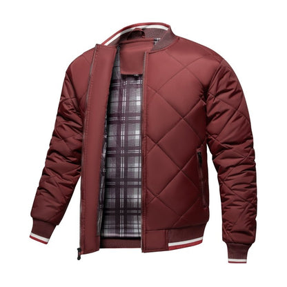 Paul Men's Diamond Quilted Bomber Jacket